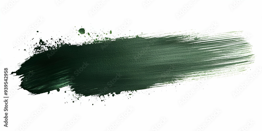 A vibrant green paint stroke on a white background, perfect for artistic designs and creative projects. A vibrant green paint stroke on a white background, perfect for artistic designs and creative projects.