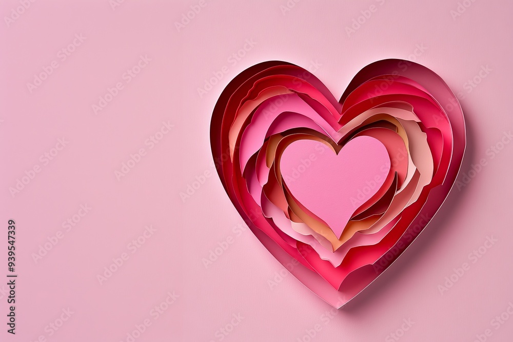 heart on a pink background heart on a pink background