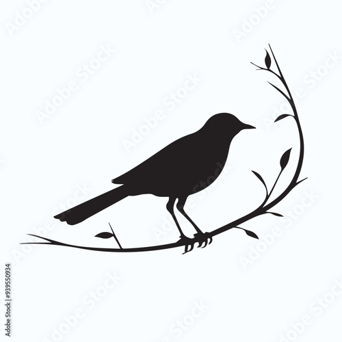 Bird Silhouette icon photo