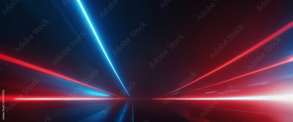 Digital abstract blue and red light background. Modern bright futuristic banner wallpaper, dynamic technology backdrop, vibrant style Digital abstract blue and red light background. Modern bright futuristic banner wallpaper, dynamic technology backdrop, vibrant style