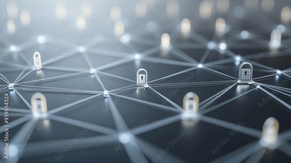 Digital Network Security Concept Digital Network Security Concept