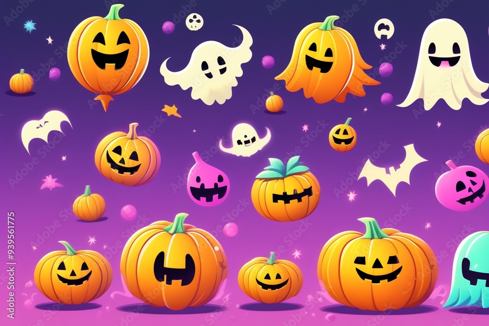 halloween seamless background halloween seamless background
