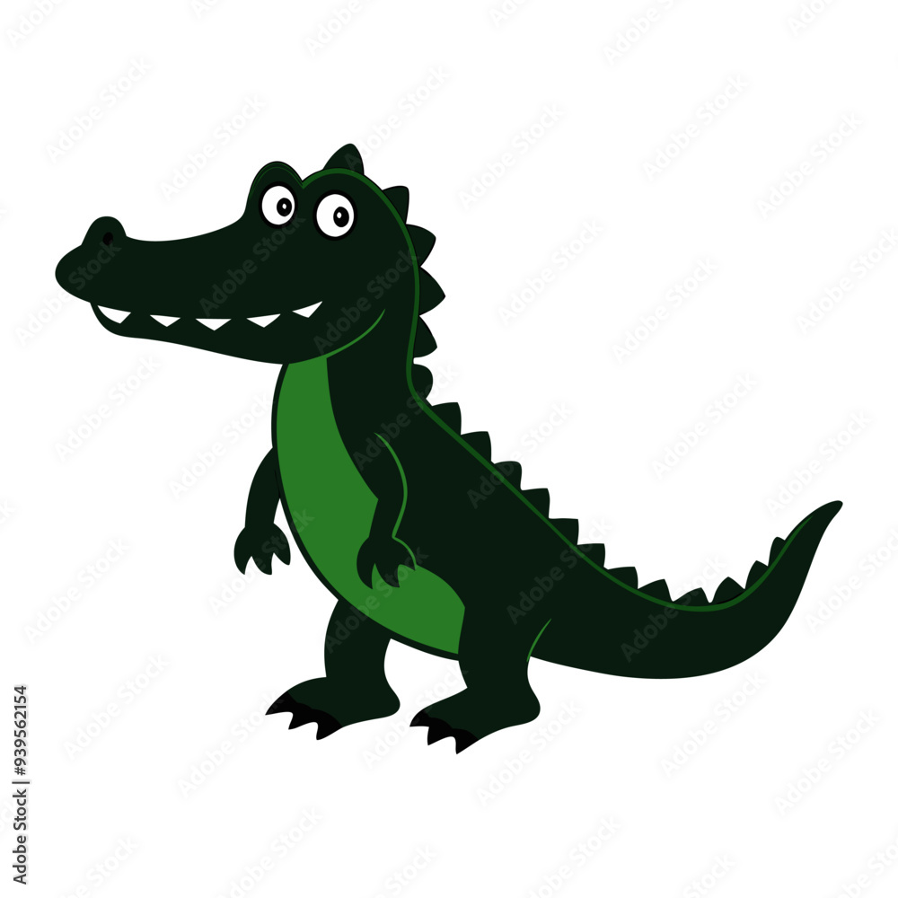 Fototapeta premium Crocodile Cartoon
