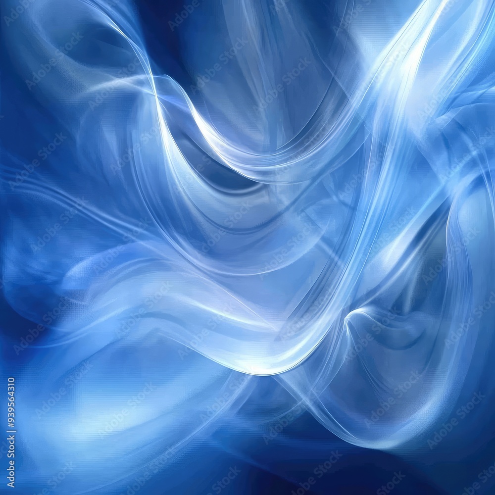 Smooth abstract background combining intense blue with delicate light blue tones. Smooth abstract background combining intense blue with delicate light blue tones.
