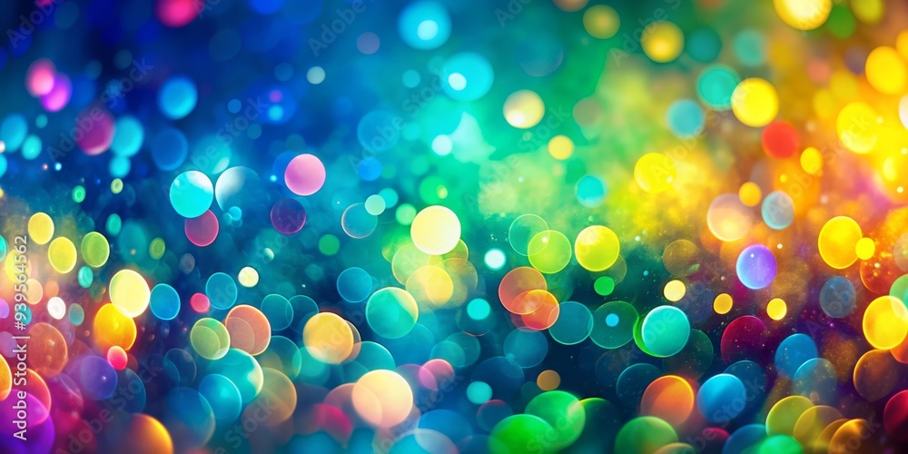 Abstract Blurred Rainbow Lights Background, bokeh, glow, background, abstract Abstract Blurred Rainbow Lights Background, bokeh, glow, background, abstract