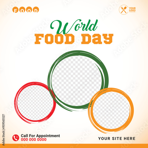 World Food Day Social Media Post Design Template