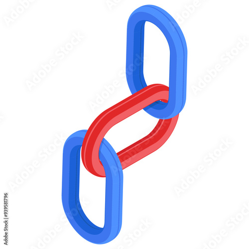 Interlocked Chain Links