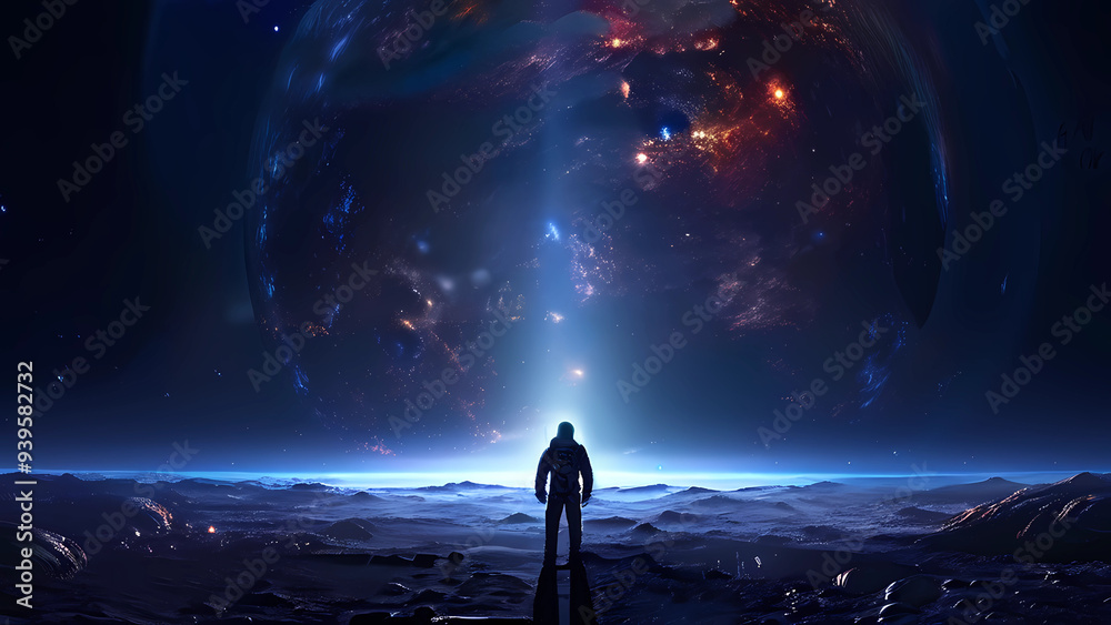 astronaut in the space astronaut in the space