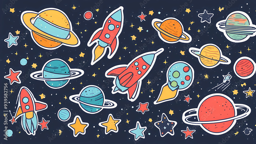 stellar-style sticker
