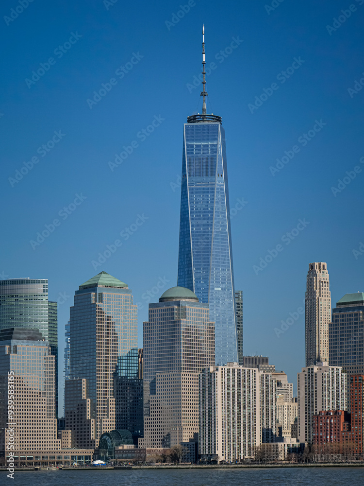 Fototapeta premium Tours de Manhattan à New-York