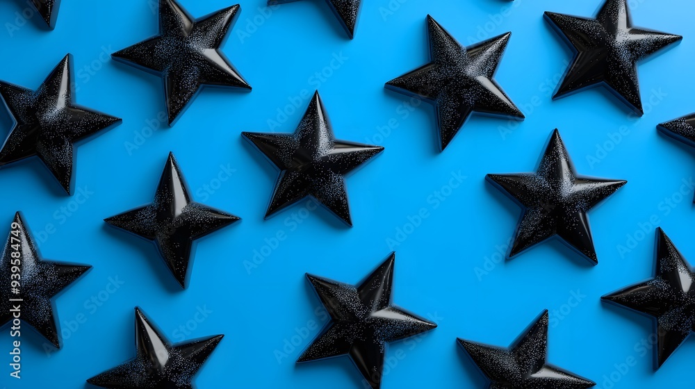 Black Stars on Blue Background, Abstract Image, Texture, Pattern, Wallpaper, Cover and Screen of Smartphone, Cell Phone, Computer, Laptop, 9:16 and 16:9 Format Black Stars on Blue Background, Abstract Image, Texture, Pattern, Wallpaper, Cover and Screen of Smartphone, Cell Phone, Computer, Laptop, 9:16 and 16:9 Format