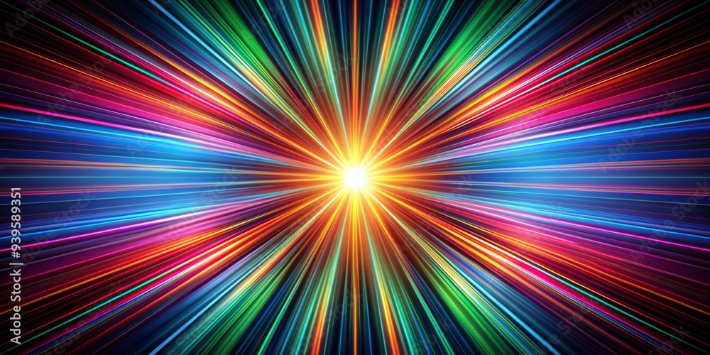 Radiant Light Burst, abstract, colorful, light, speed, energy Radiant Light Burst, abstract, colorful, light, speed, energy