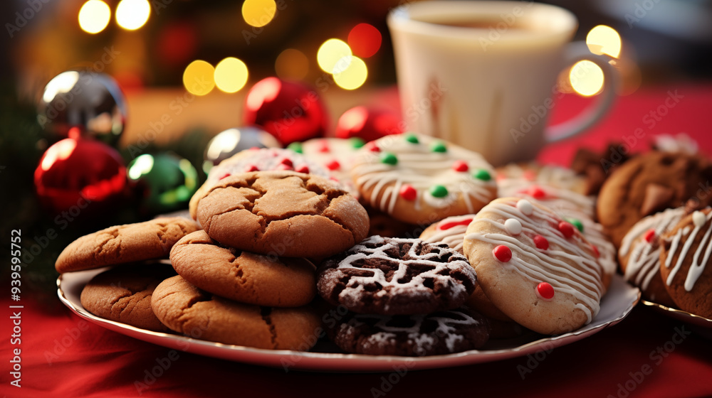 Christmas Cookie Platter Featuring Gingerbread Sugar and Chocolate Cookies Christmas Cookie Platter Featuring Gingerbread Sugar and Chocolate Cookies