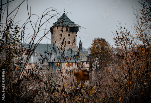 Blick auf Schloss Burg an der Wupper