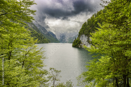 Blick auf die Alpen und den Königsee in Berchtesgaden