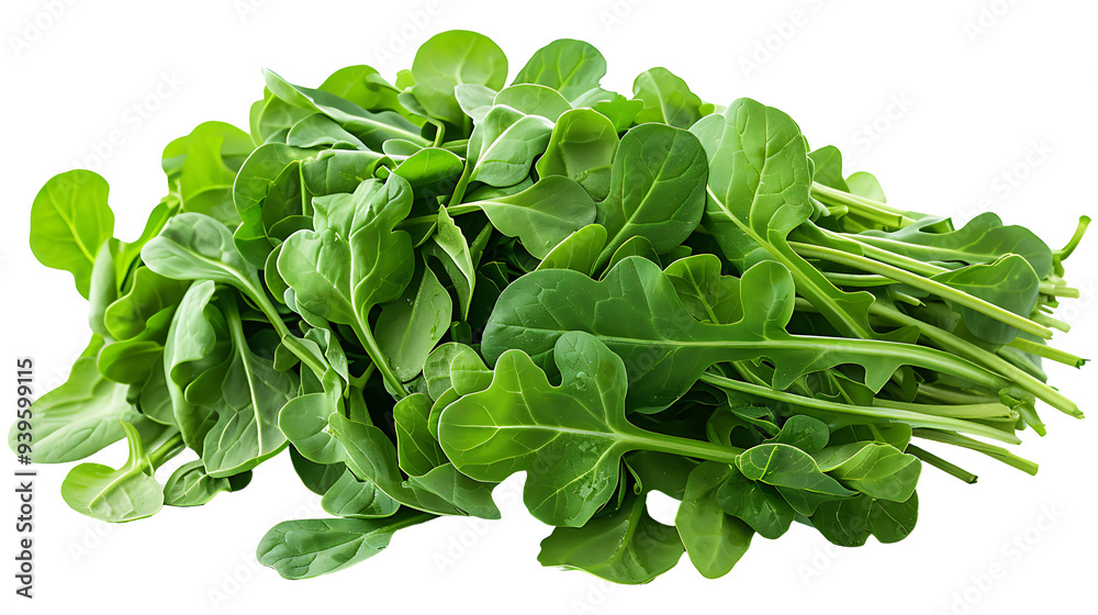 Obraz premium Arugula on a transparent background