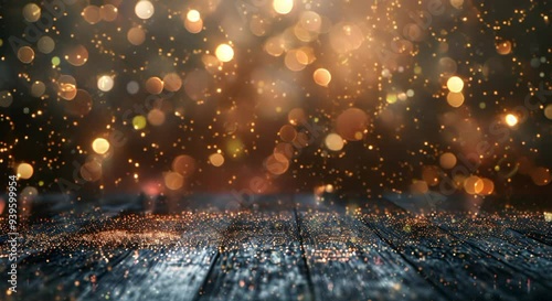 Abstract sparkling festive background.