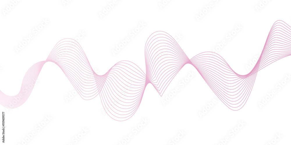 Abstract wavy stripes on a white background isolated. Design used for banner, template, science, business. , Rainbow ribbon wave on white background. Vector illustration. wave design. Abstract wavy stripes on a white background isolated. Design used for banner, template, science, business. , Rainbow ribbon wave on white background. Vector illustration. wave design.
