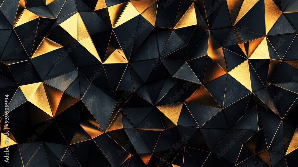 A textured background featuring angular black and gold geometric shapes. A textured background featuring angular black and gold geometric shapes.