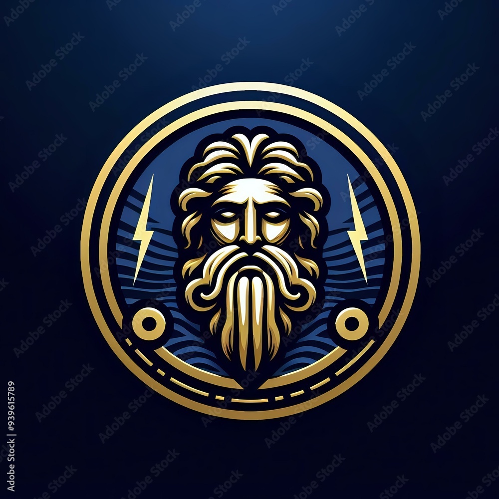 Elegant logo of Zeus Elegant logo of Zeus