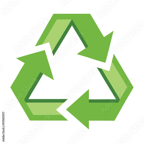 Recycle Logo PNG Vector illustration on white background