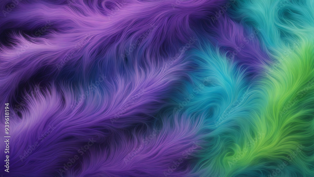 Fur fluffy texture in bold colors electric blue and neon green, magical, bright colorful fantasy-inspired look background, wallpaper, backdrop Fur fluffy texture in bold colors electric blue and neon green, magical, bright colorful fantasy-inspired look background, wallpaper, backdrop