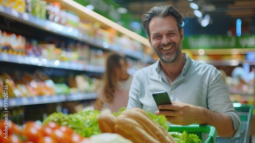 The man in grocery store photo