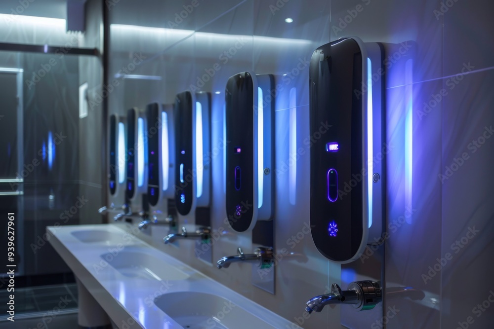 Installation of touchless technology for sanitation and access control ...