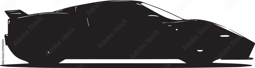 Minibus icon. Black silhouette. Side view. Vector simple flat graphic illustration. Isolated object on a white background