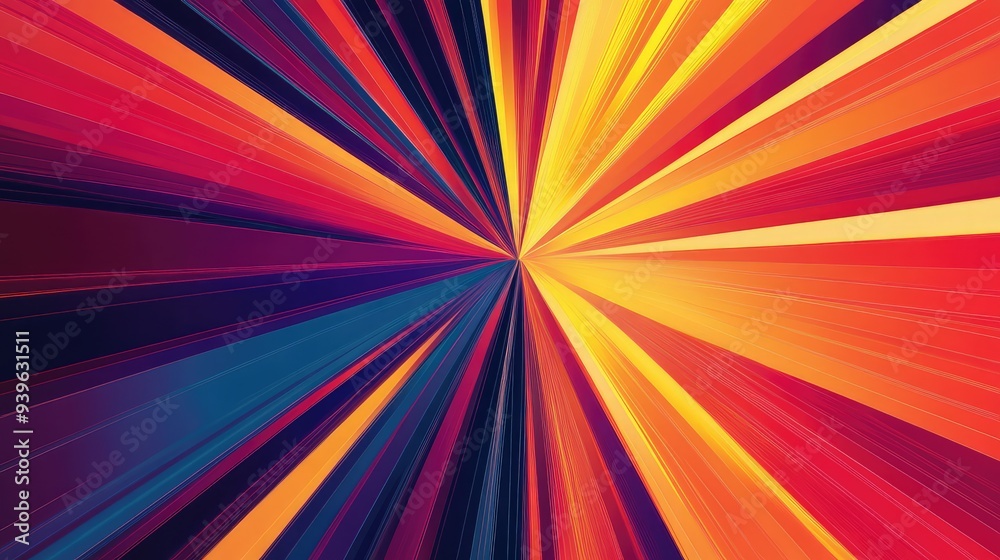 A vibrant abstract starburst pattern with dynamic rays extending outward, featuring a gradient of warm colors. A vibrant abstract starburst pattern with dynamic rays extending outward, featuring a gradient of warm colors.