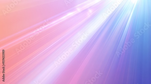 A soft abstract radial light background with subtle, glowing rays in pastel colors, fading into a gradient.