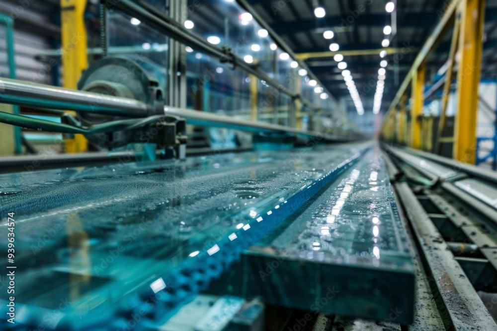 Insulated glass unit manufacturing line Insulated glass unit manufacturing line