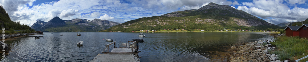 Panoramic view of the coast at Morsvikbotn in Nordland county, Norway, Europe
Panoramic view of the coast at Morsvikbotn in Nordland county, Norway, Europe