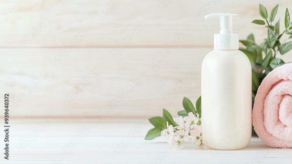 Creamy shampoo with added vitamins for healthy hair, nourishing care, strong and shiny Creamy shampoo with added vitamins for healthy hair, nourishing care, strong and shiny