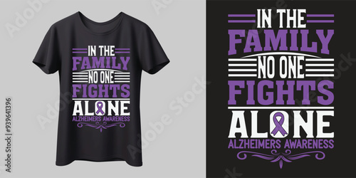 Alzheimer's Mental Health T Shirt Design,Vector Illustration,mag, print, Ready for print.
