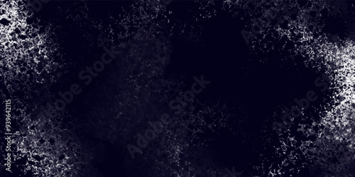 Blue background made by texture of ice on metal surface. They look like a lot of irregular dots. Dark blue bokeh glitter texture backgrounds. Blue metallic foil paper texture decor background.