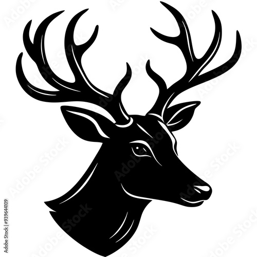 silhouette of a deer