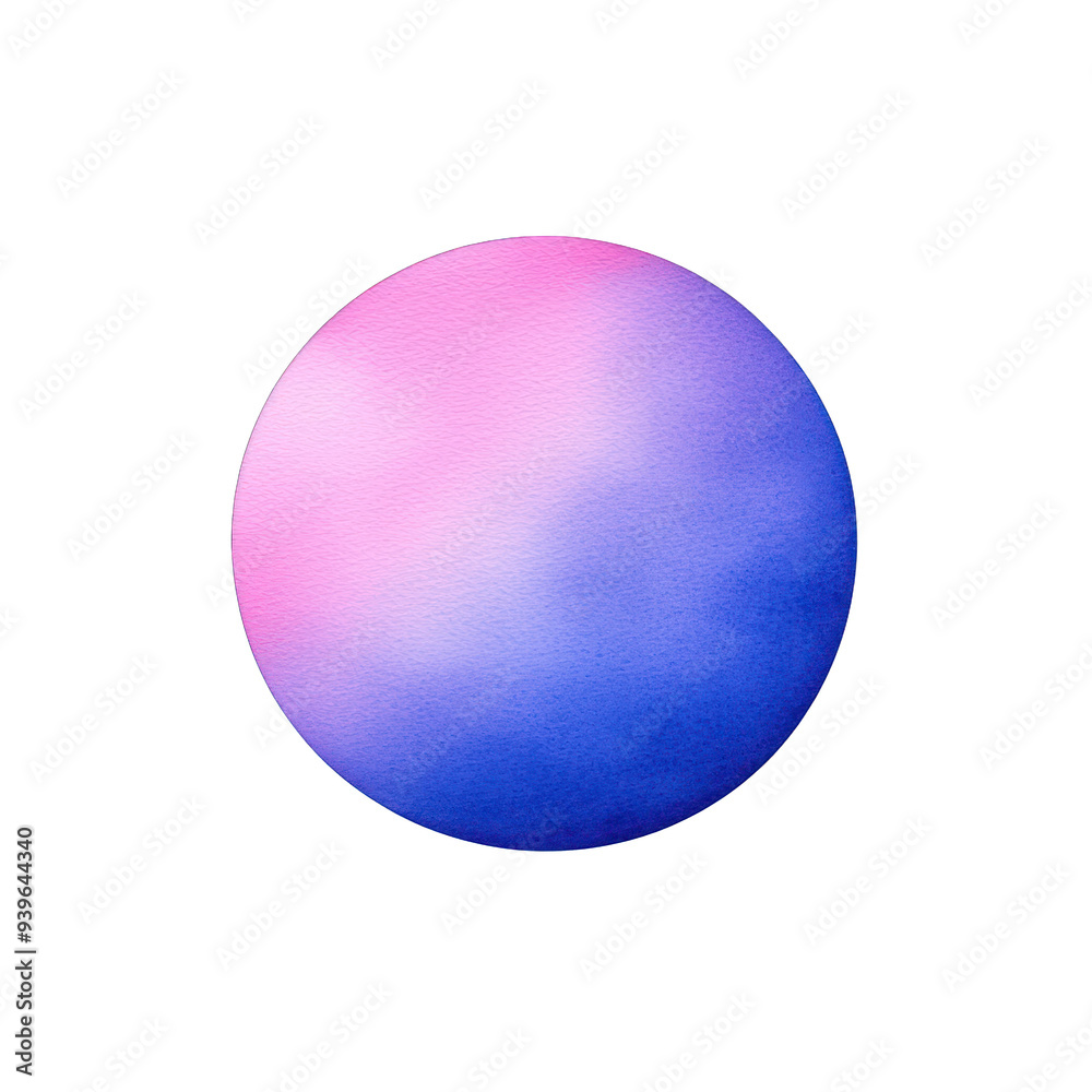 A soft, watercolor gradient circle blending pink and blue hues, perfect for backgrounds or artistic designs. transparent background watercolor style A soft, watercolor gradient circle blending pink and blue hues, perfect for backgrounds or artistic designs. transparent background watercolor style