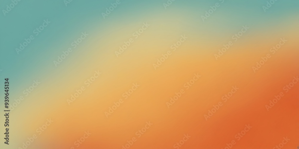 A vibrant and harmonious background gradient transitions from a soft, calm blue at the top to a warm, rich orange at the bottom