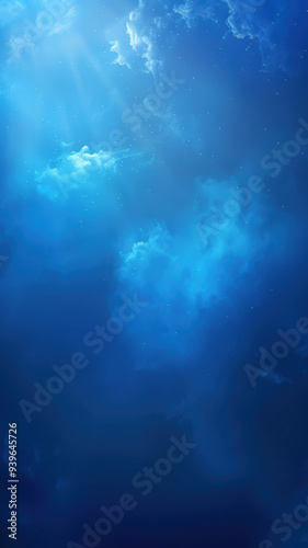 Wallpaper Mural Blue gradient texture Torontodigital.ca