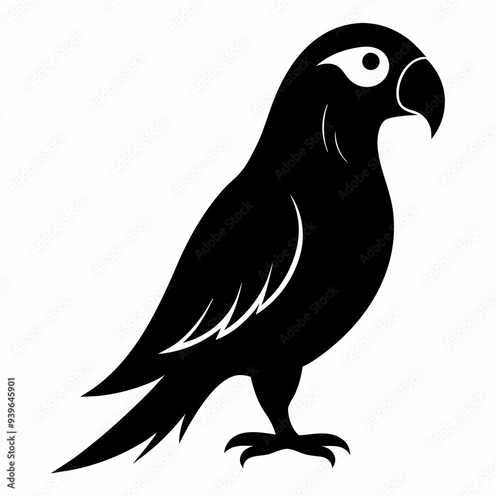 Fototapeta premium vector illustration of a bird