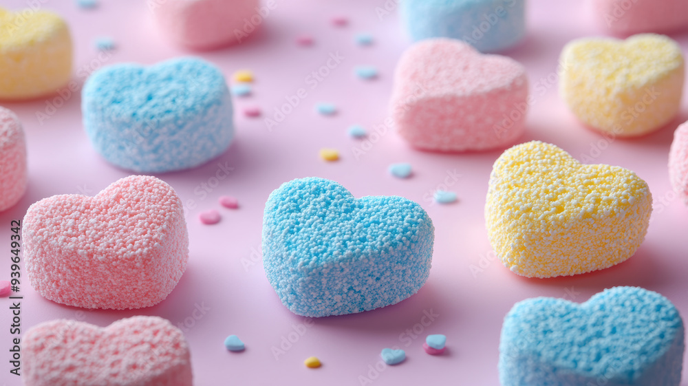 Colorful Sweet Marshmallow Arrangement Colorful Sweet Marshmallow Arrangement