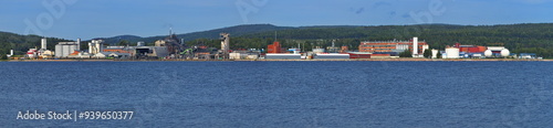 Industrial complex Stockviksverken in the south of Stockvik in Sweden, Europe
 photo