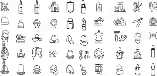 FASHION EDITABLE ICON SET 