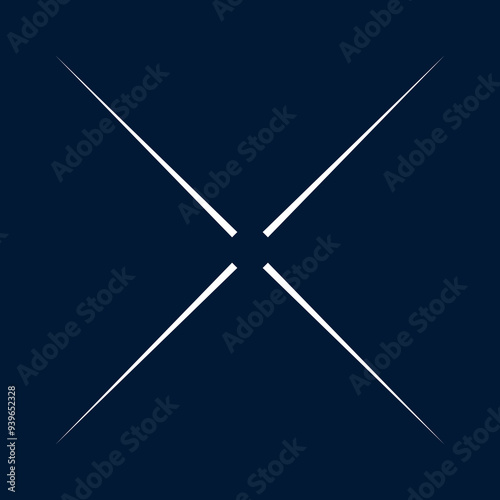 Abstract star icon. Symbol of romance, sky and space. An attribute of astronomy, a symbol of magic.