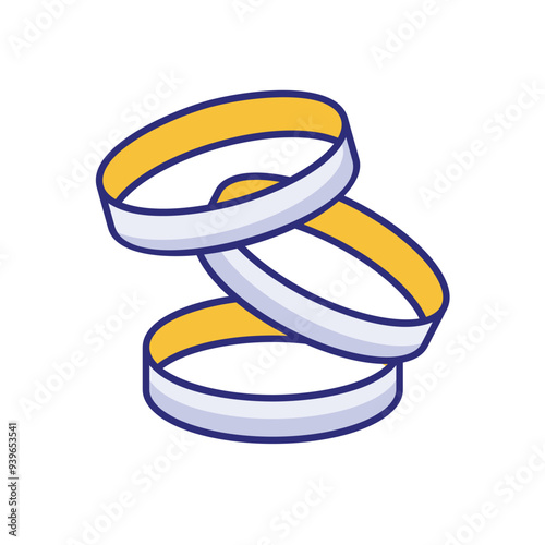 Bangles vector icon