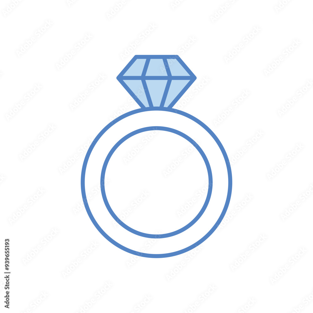 Diamound Ring vector icon Diamound Ring vector icon