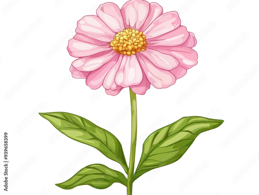A beautiful pink flower with vibrant petals and lush green leaves, symbolizing nature's elegance and serenity. A beautiful pink flower with vibrant petals and lush green leaves, symbolizing nature's elegance and serenity.