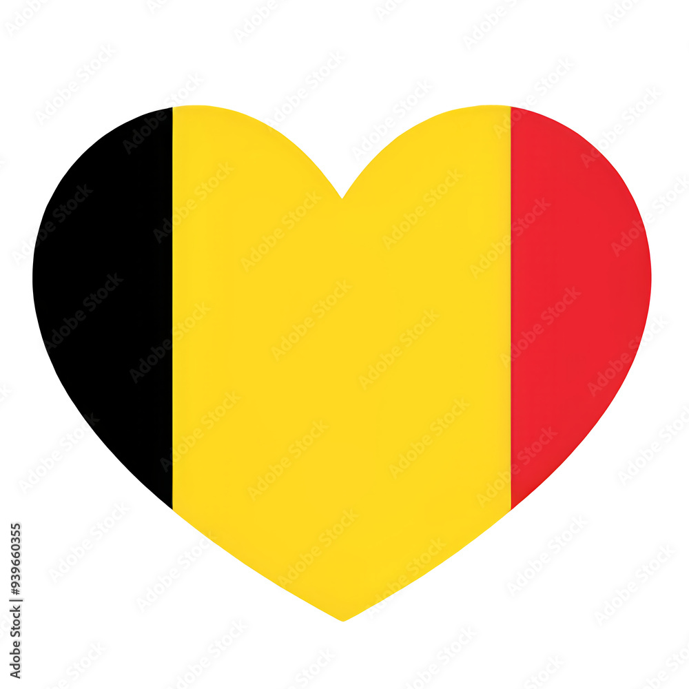 Heart of a flag Belgium Heart of a flag Belgium