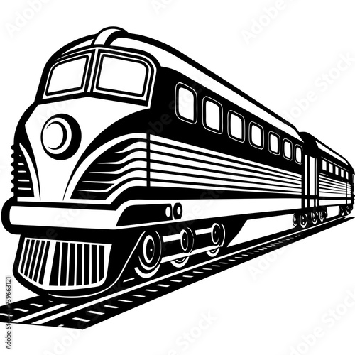 train vector illustration isolated on white background. Transparent PNG file available with high quality.